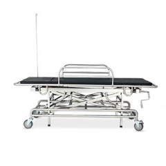 Factory direct sale stainless steel stretcher patient transfer car hospital transfer car