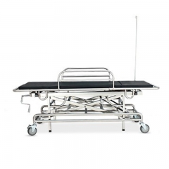 Factory direct sale stainless steel stretcher patient transfer car hospital transfer car