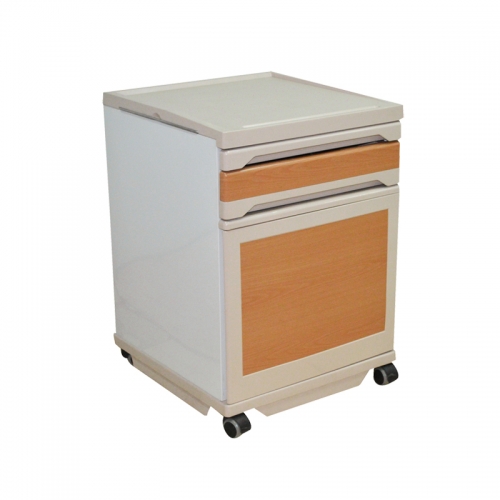 Abs Bed Side Hospital Bedside Tables Cabinet With Wheels