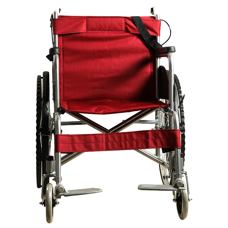 Manual wheelchair light weight folding wheelchair for elderly patient