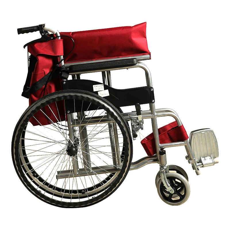 Manual wheelchair light weight folding wheelchair for elderly patient