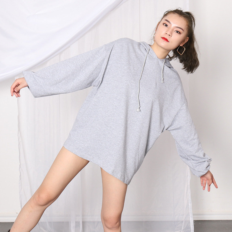TWOTWINSTYLE Hooded Lantern Long Sleeve Lace Up Sweatshirts