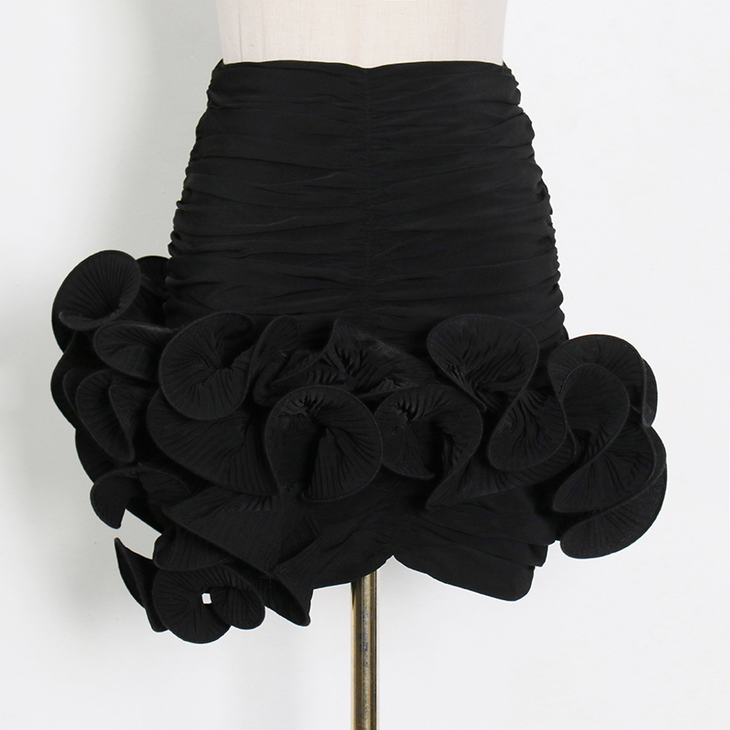 TWOTWINSTYLE White Asymmetrical Hem Skirts