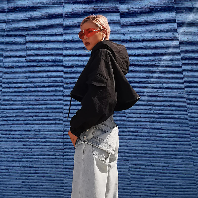 TWOTWINSTYLE Casual Short Tops