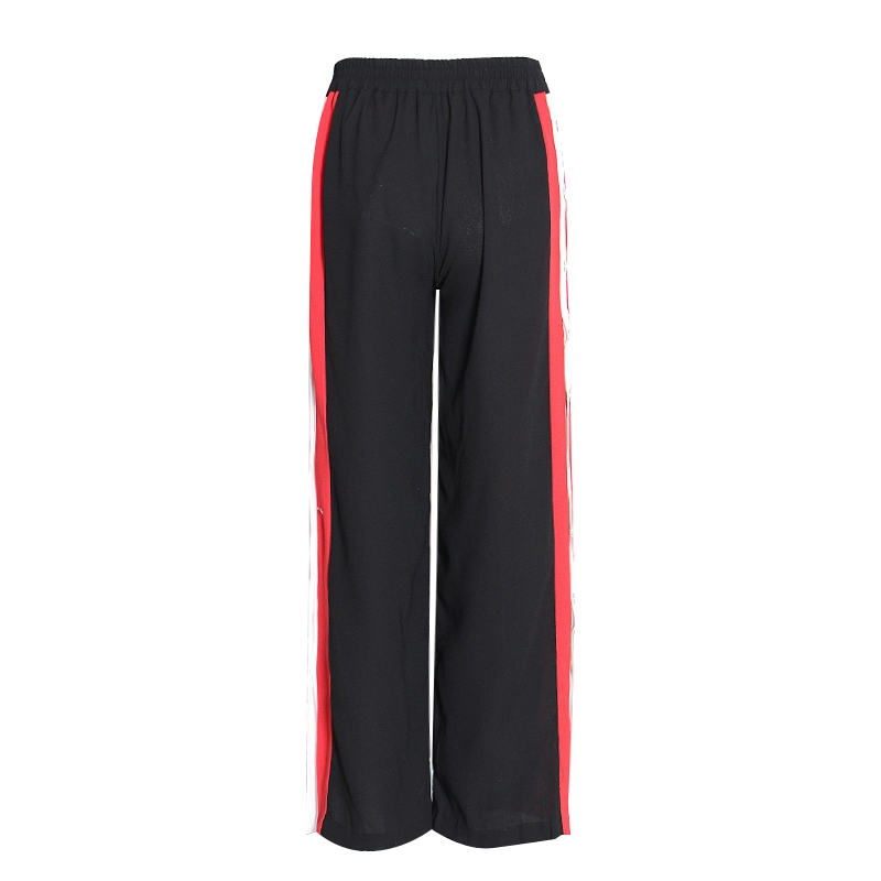 TWOTWINSTYLE Waist Wide Leg Button Pants