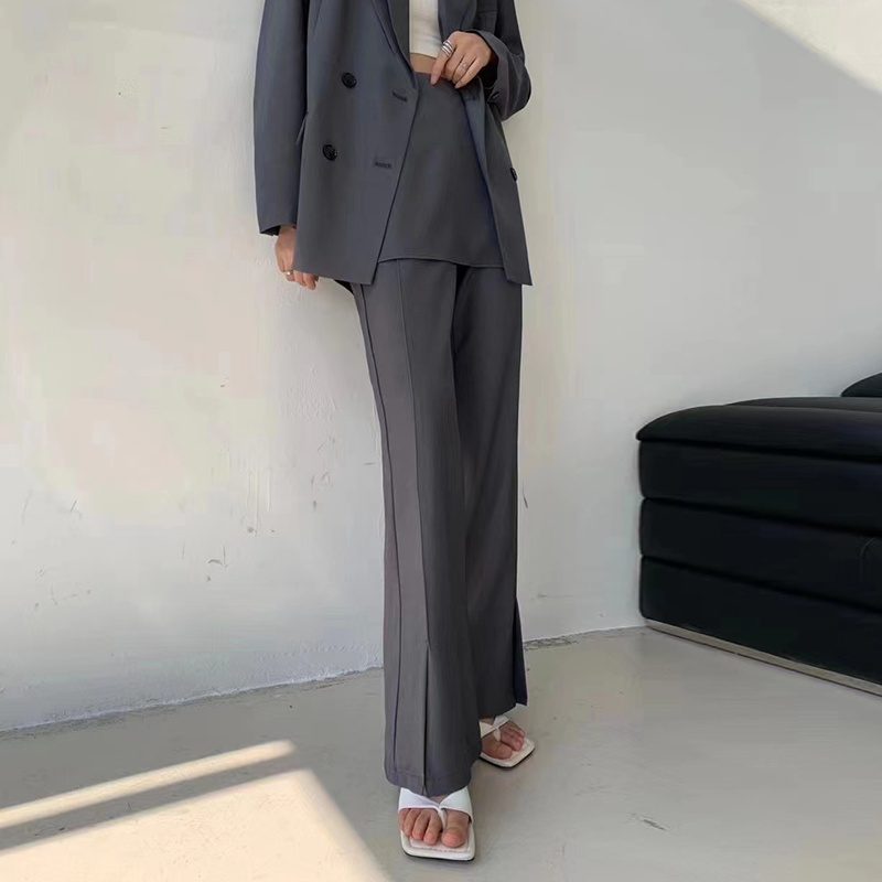 TWOTWINSTYLE Loose Fold Pleated Pants