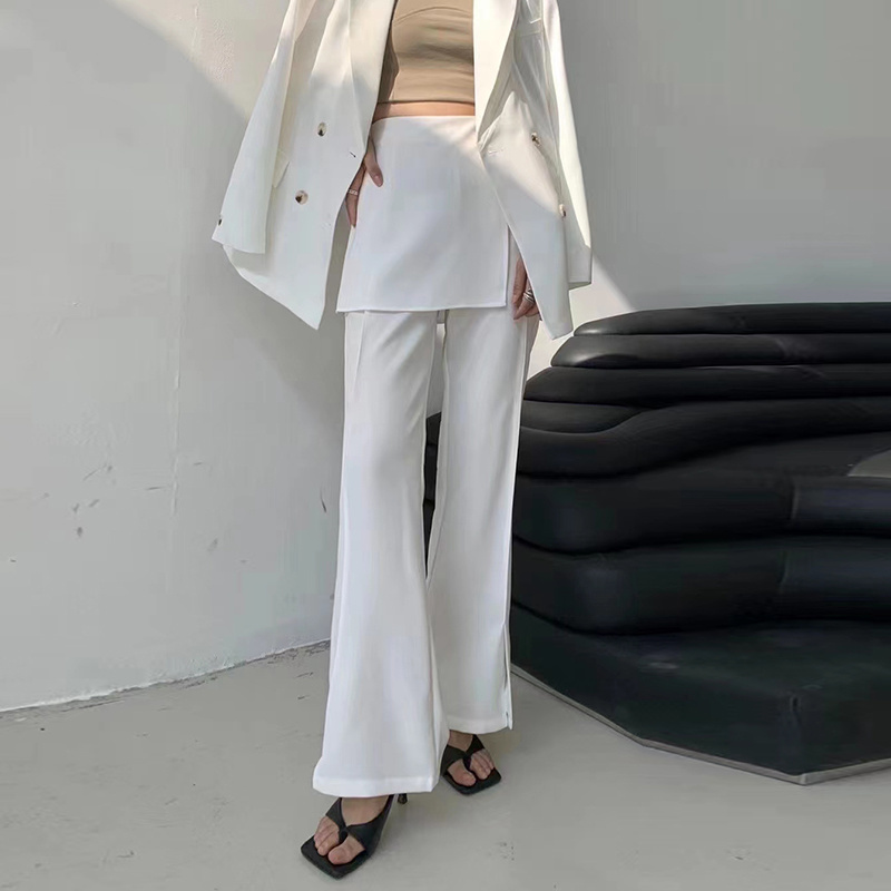 TWOTWINSTYLE Loose Fold Pleated Pants