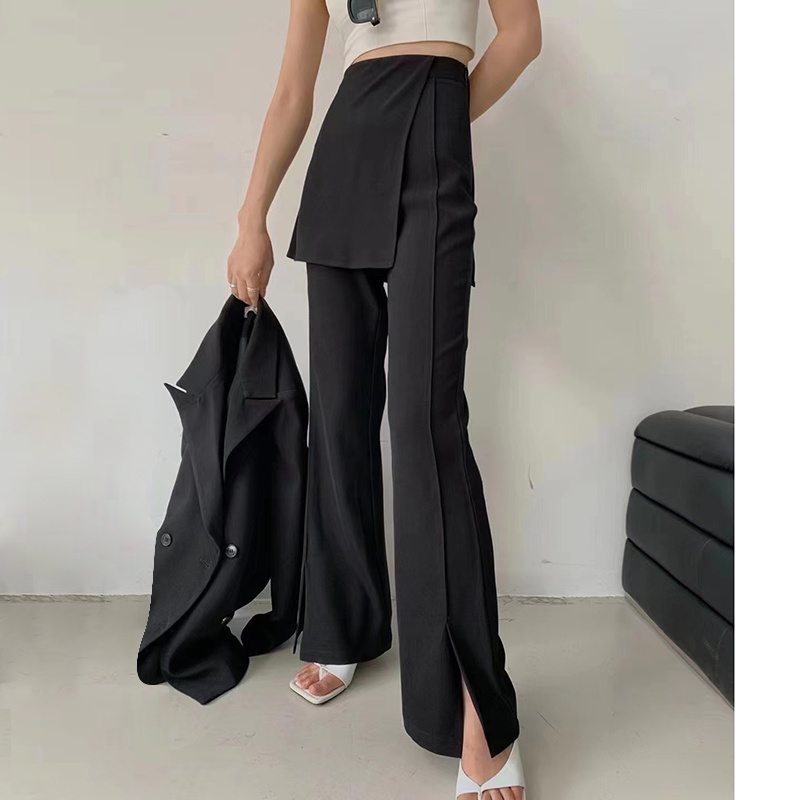 TWOTWINSTYLE Loose Fold Pleated Pants