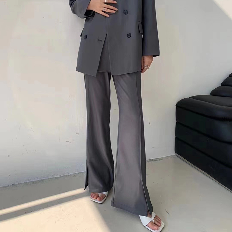 TWOTWINSTYLE Loose Fold Pleated Pants