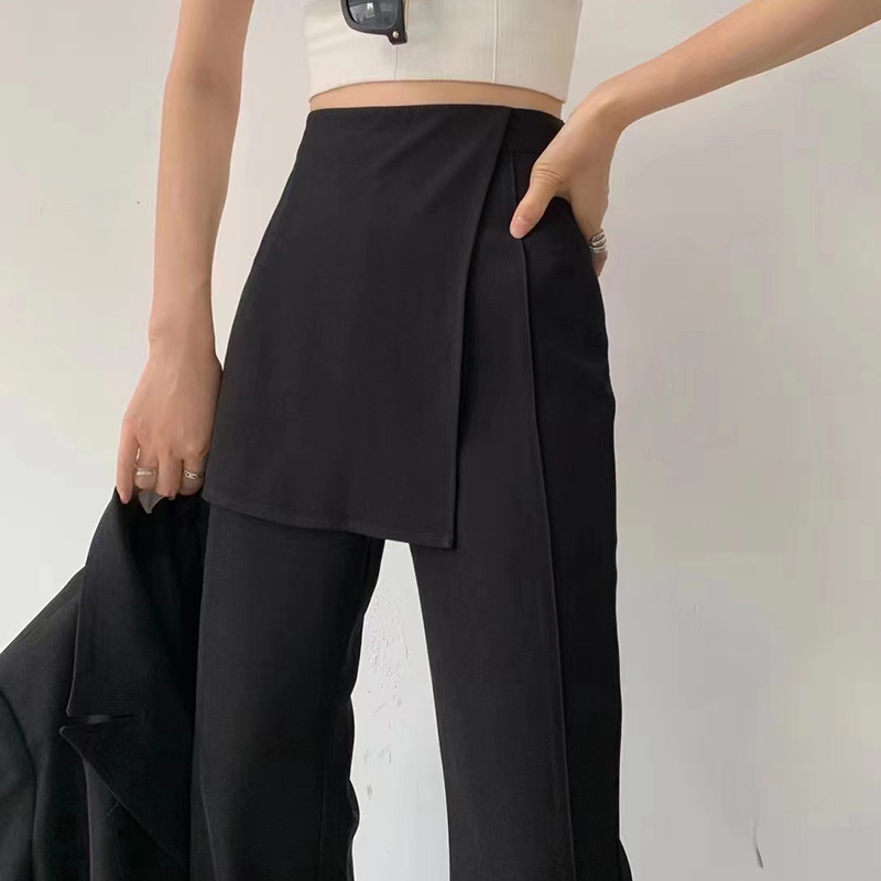 TWOTWINSTYLE Loose Fold Pleated Pants
