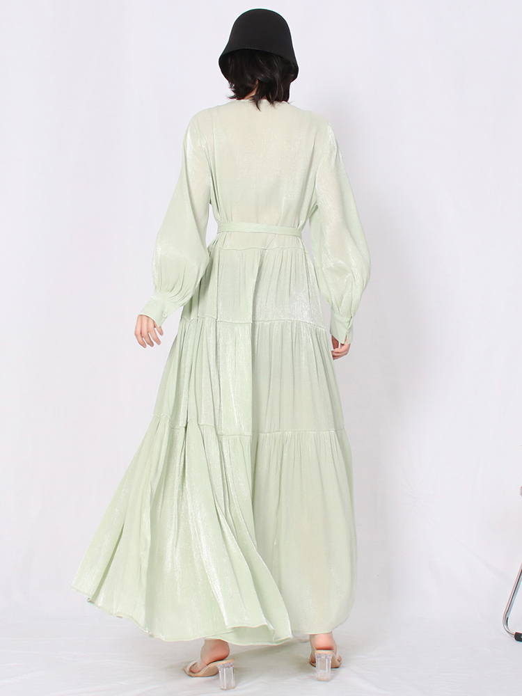 TWOTWINSTYLE Panel Bowknot Minimalist Dresses