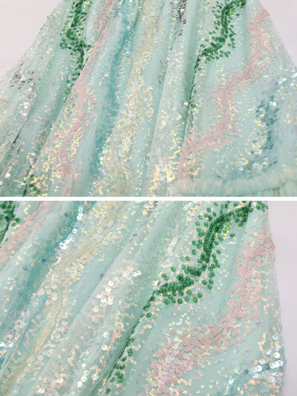 TWOTWINSTYLE  Fold Minimalist Skirts For Women High Wiast   A LINE  Casual Patchwork  Sequins Summer Skirt Female Fashion 2023