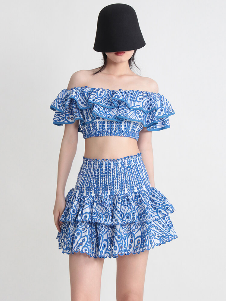 TOWTWINSTYLE Seven point Off Shoulder Sexy Hybrid Cotton Women's skirt ...