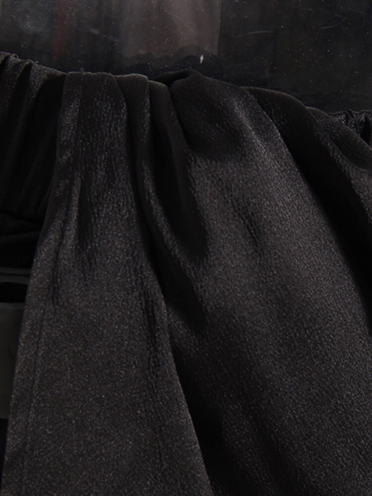 TWOTWINSTYLE Solid Slimming Two Piece Sets For Women Lapel Long Sleeve Shirt High Waist Irregular Skirt High Street Set Female