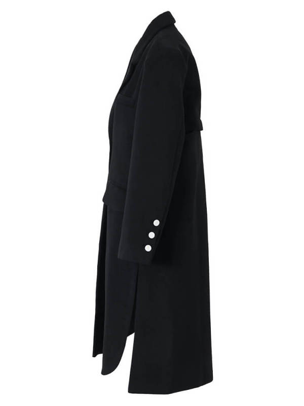 TWOTWINSTYLE Solid Winter Coats For Women Lapel Long Sleeves  Patchwork Pocket Fashion Clothing