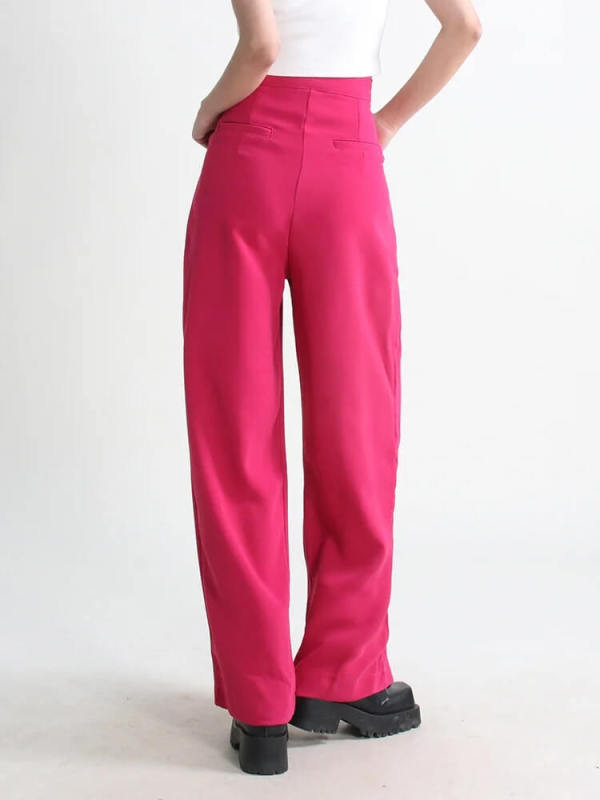 TWOTWINSTYLE  Autumn and Winter New Women's High Waist Slim Wide Leg Long Pants