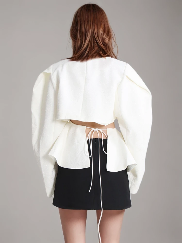 TWOTWINSTYLE Streetwear Jacket For Women  Autumn Clothes Fashion New