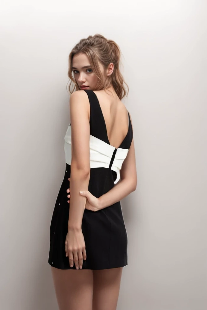 TWOTWINSTYLE  New Spiced Bowknot  Diamonds Women  Dresses