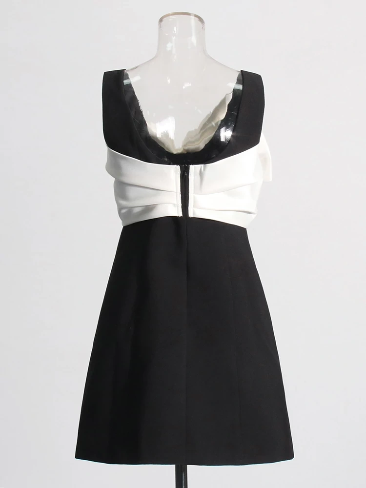 TWOTWINSTYLE  New Spiced Bowknot  Diamonds Women  Dresses