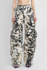 Street Printed Cargo Trousers  Wide Leg Pants New