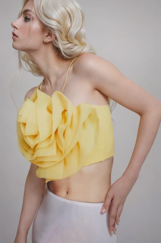 TWOTWINSTYLE New Transparent mesh Flower  Shirt Women Tops