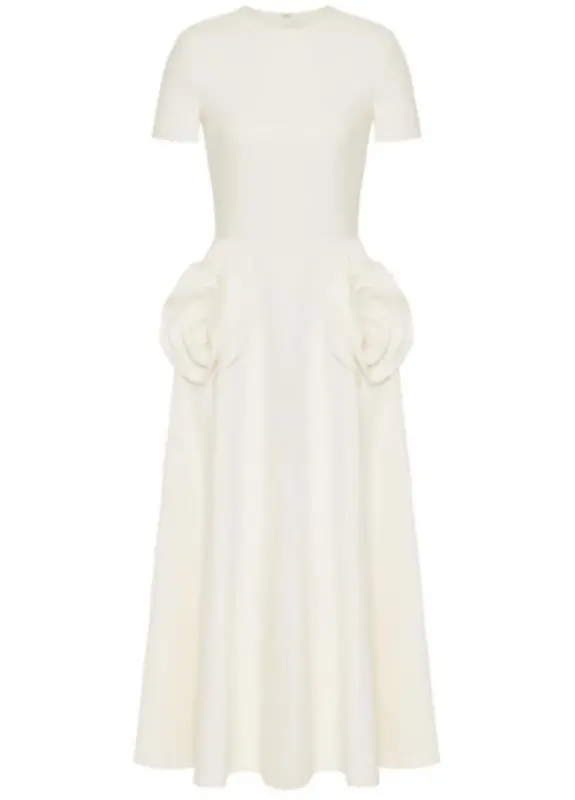TWOTWINSTYLE New  Appliques  A Line Short Sleeve Women Dresses
