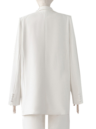 TWOTWINSTYLE New Minimalist Design Flower Loose Casual Women Blazers