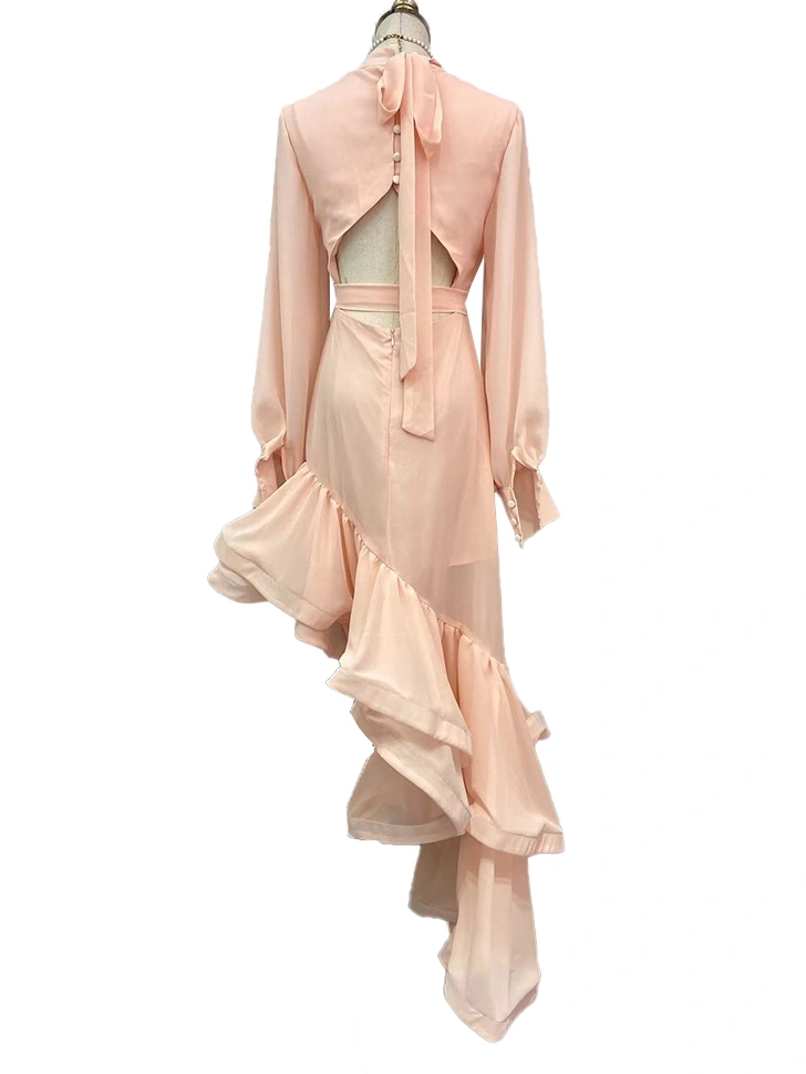 TWOTWINSTYLE New  Irregular  Ruffled Bandage Formal Dresses