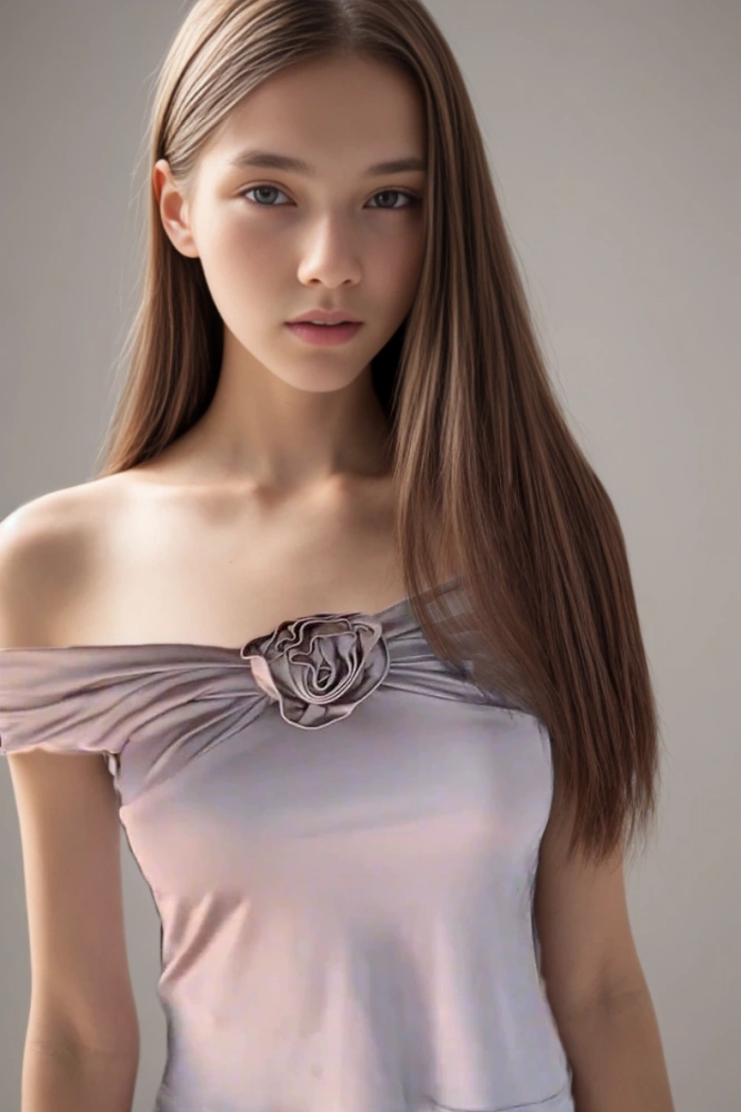 3D Rose One Shoulder Sleeveless Short Top Splicy T- shirt