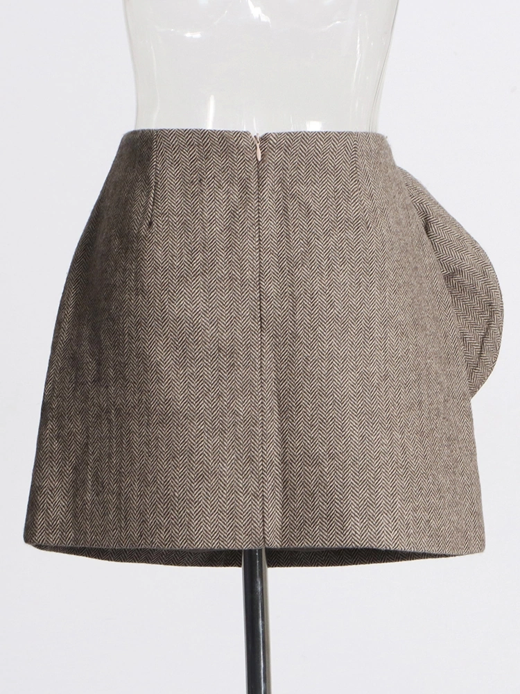 Retro Artistic Three-dimensional Floral Skirt