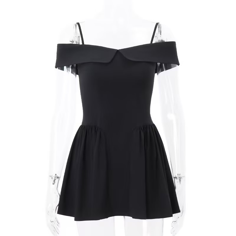 Elegant French Ballet Style One Shoulder High end Strap D RESS New