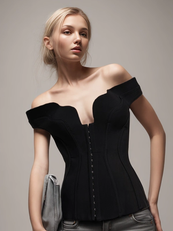 Slimming Breasted Bottomed Strapless Tank Tops Vest