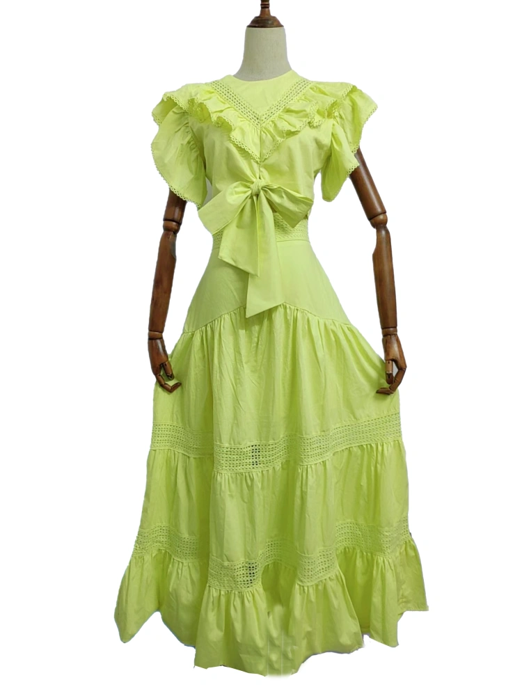 Lace Splicing Two Piece Set