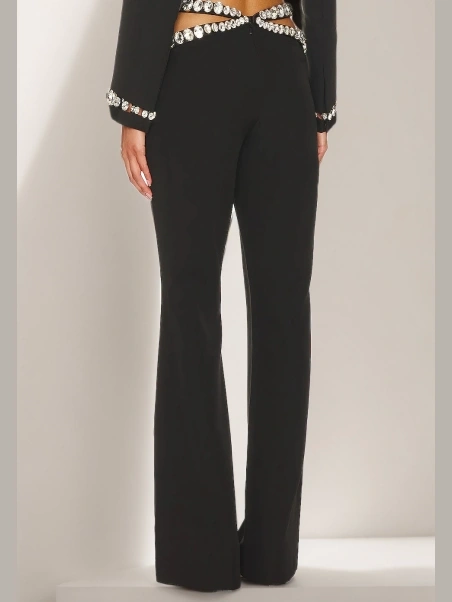 HIgh Wsist Bandage Diamonds  Pant  New