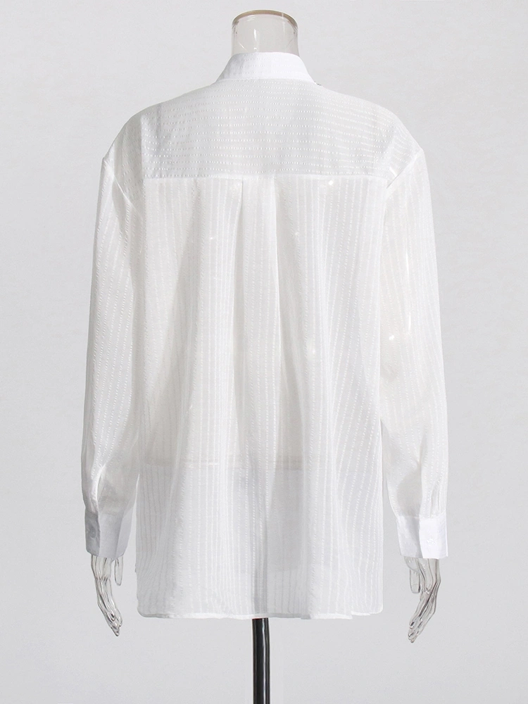 Diamonds Bead Collar Sunscreen Shirt New