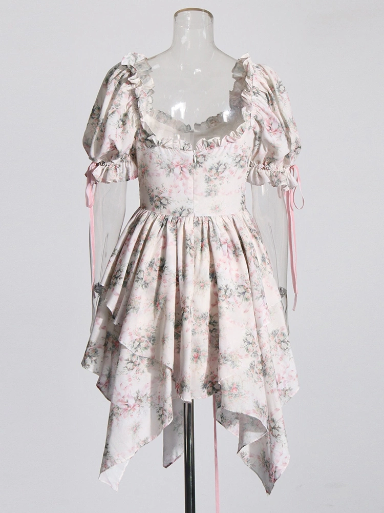 Cotton Tie  Scattered  fairy Mini Dresses New
