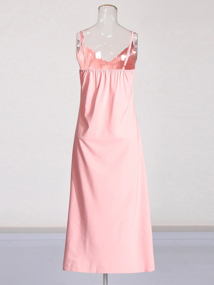 Stand Collar Printing Mesh Long Sleeve Dresses New