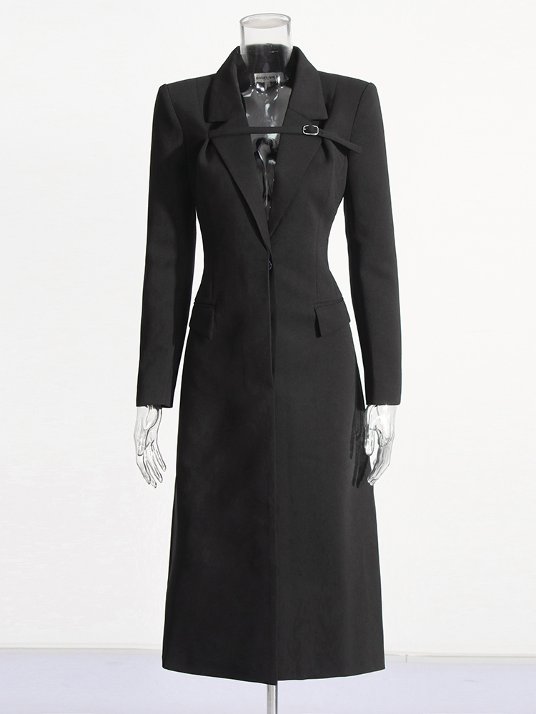 Slim Commuting Minimalist Trench Coat
