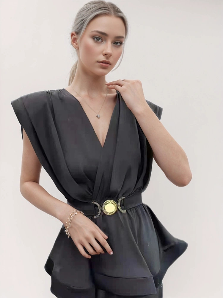 Fluffy Ruffled Edge Shirt New