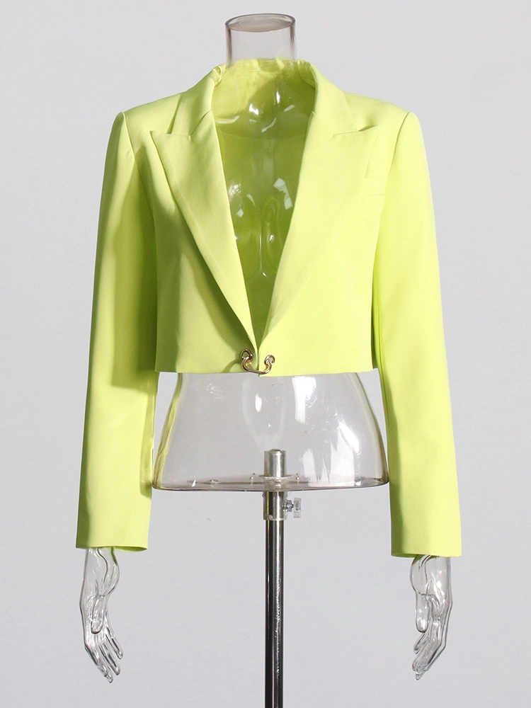 V Neck Short Suit High Waist Straight Two Piece Set