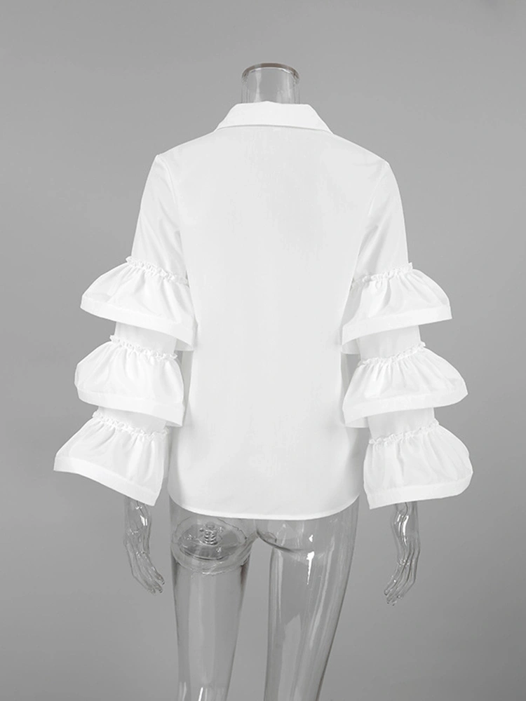 Lotus Leaf Sleeve Shirt