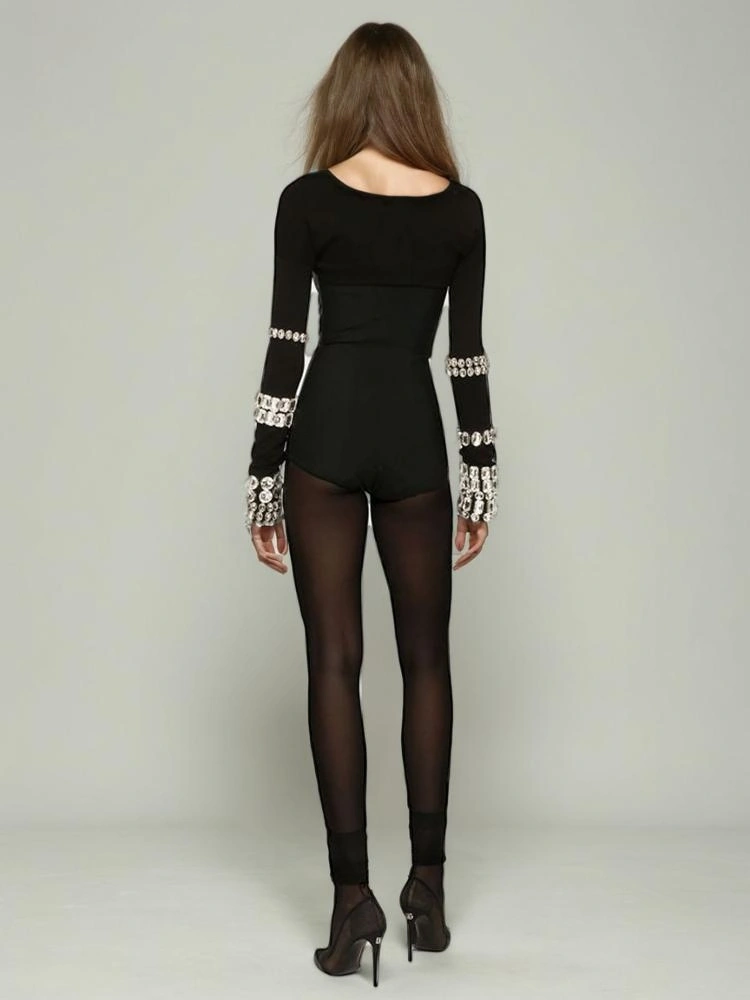 Diamond Bandaged Cardigan Short Cover Up Jacket