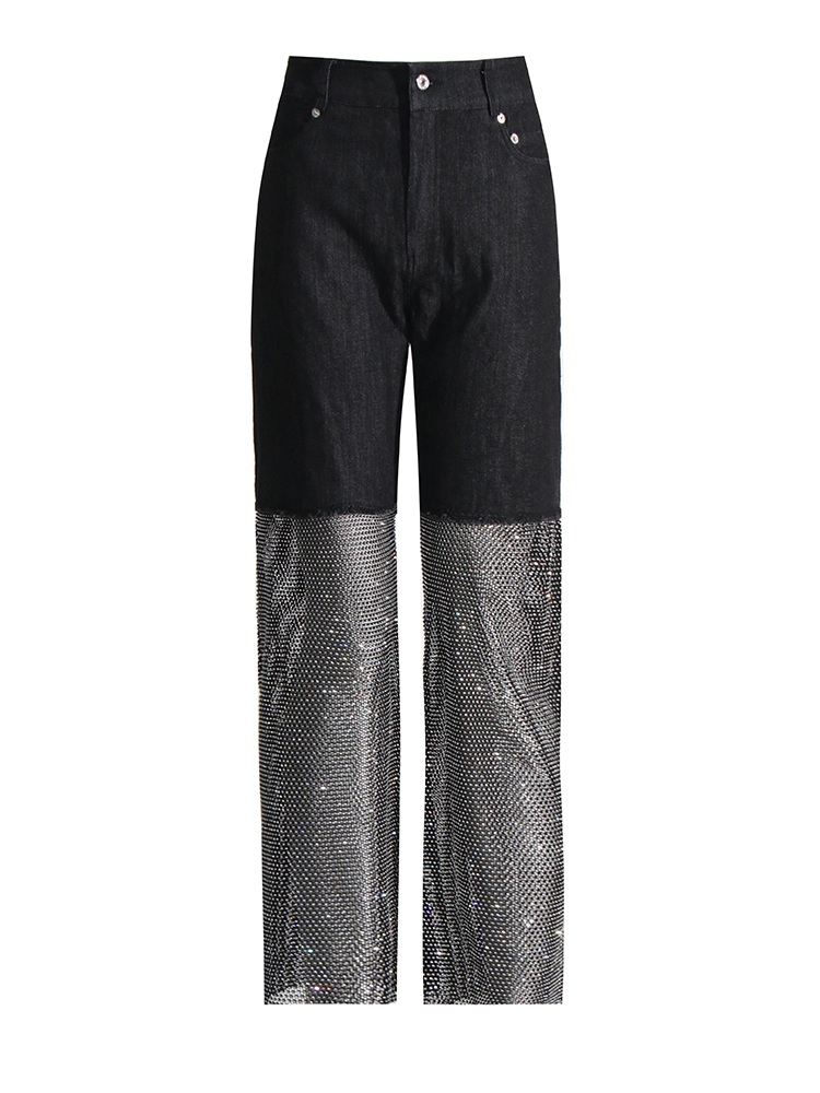 TWOTWIONSTYLE  Hollow Out Mesh Pant