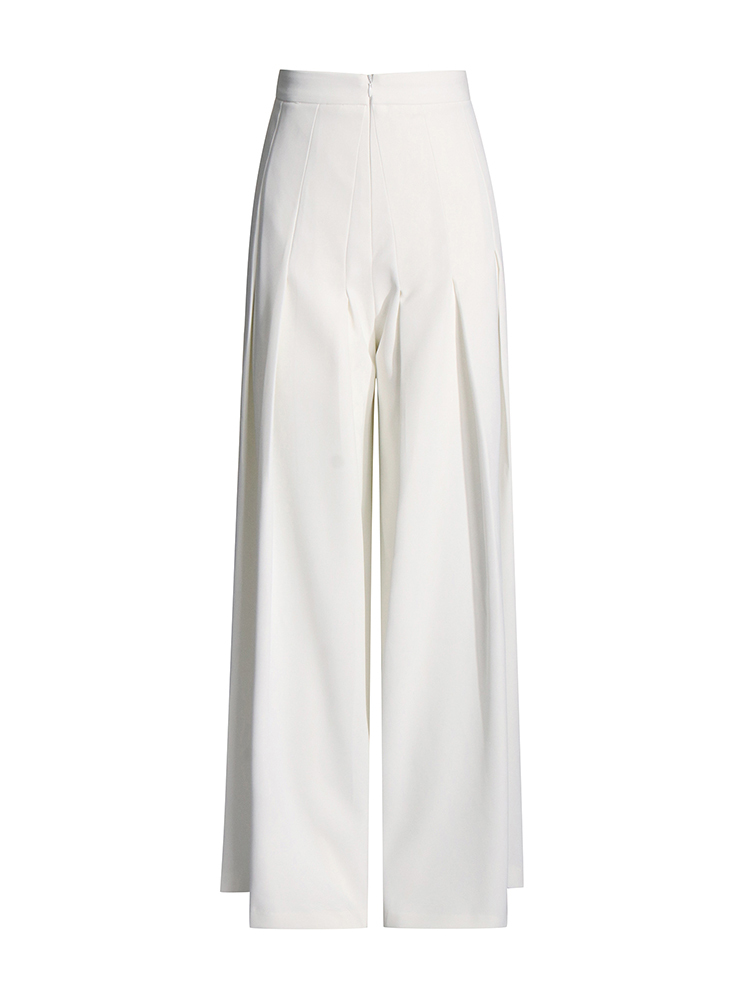 TWOTWINSTYLESTYLE  Single Shoulder Pleated Two Piece Set