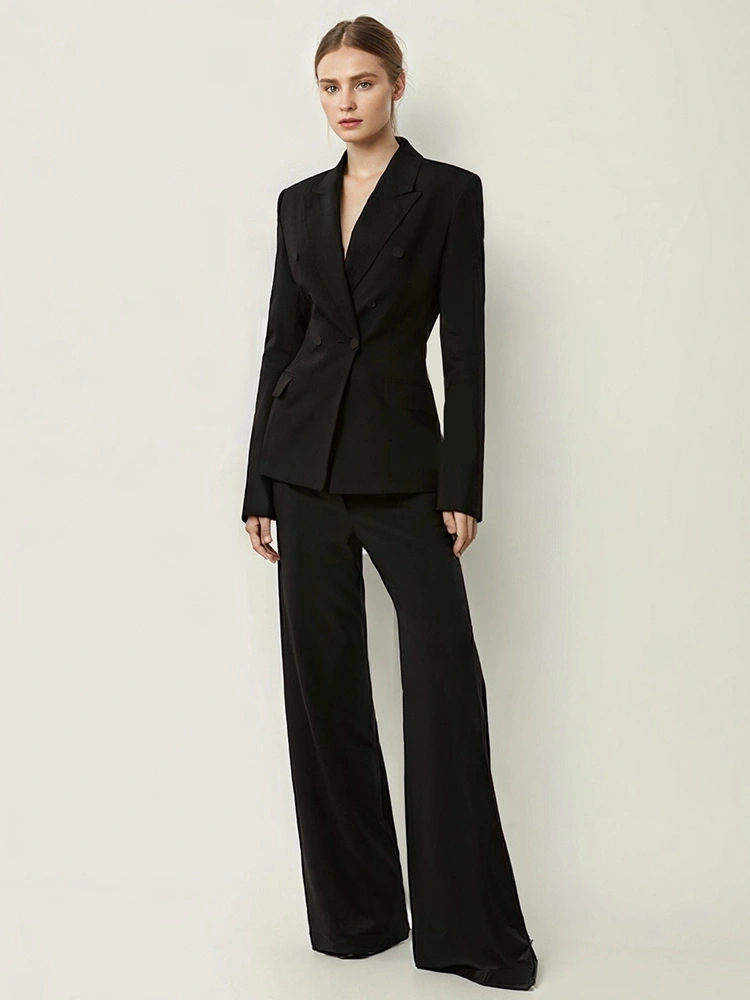 TWOTWINSTYLE Hollow Out Backless Ribbon Suit Blazer