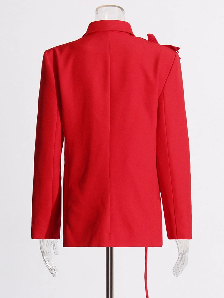 TWOTWINSTYLE Flower Straight Tube Suit Blazer
