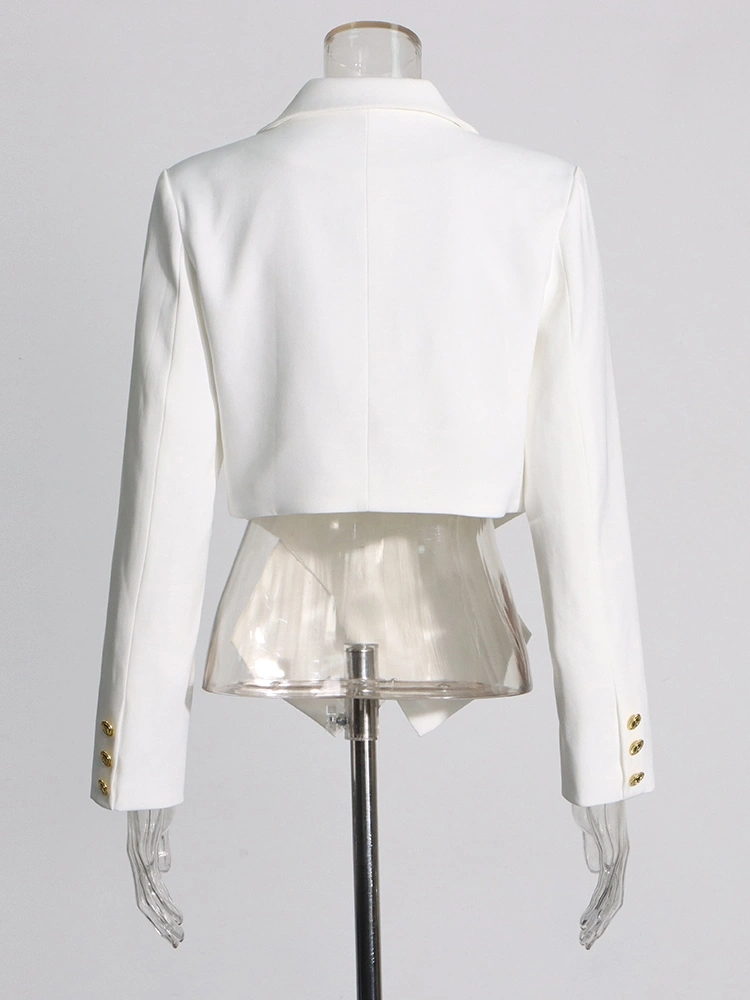 TWOTWINSTYLE Design Cross Placket Suit Jacket