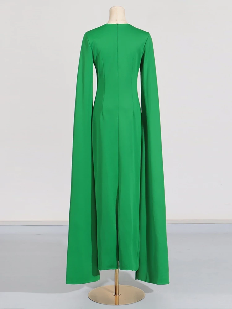 TWOTWINSTYLE Personalized Slit Maxi Dress