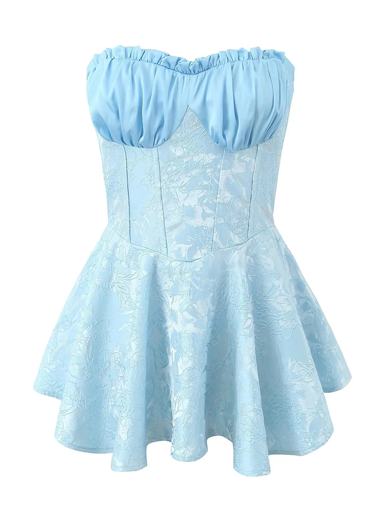 Sleeveless Backless Strapless Mini Dress For Women New