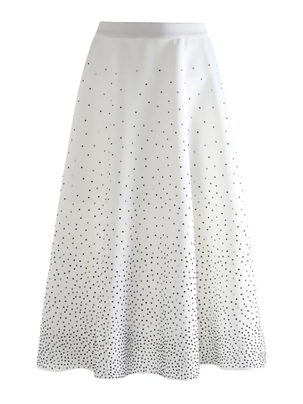 TWOTWINSTYLE Diamonds Folds Skirt